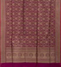 Deep Pink Banaras Silk Saree3