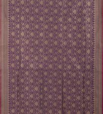 Purple Banaras Silk Saree2