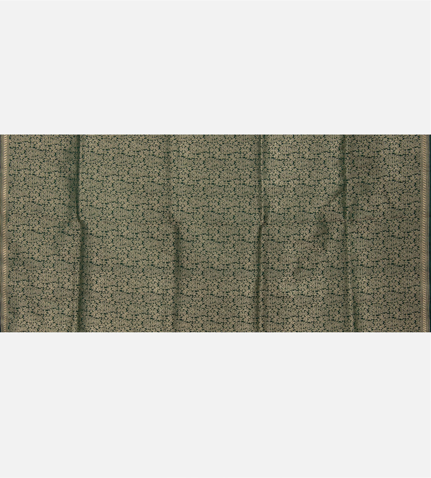 Deep Green Banarasi Silk Saree4