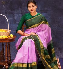 Lavender Kanchipuram Silk Saree4