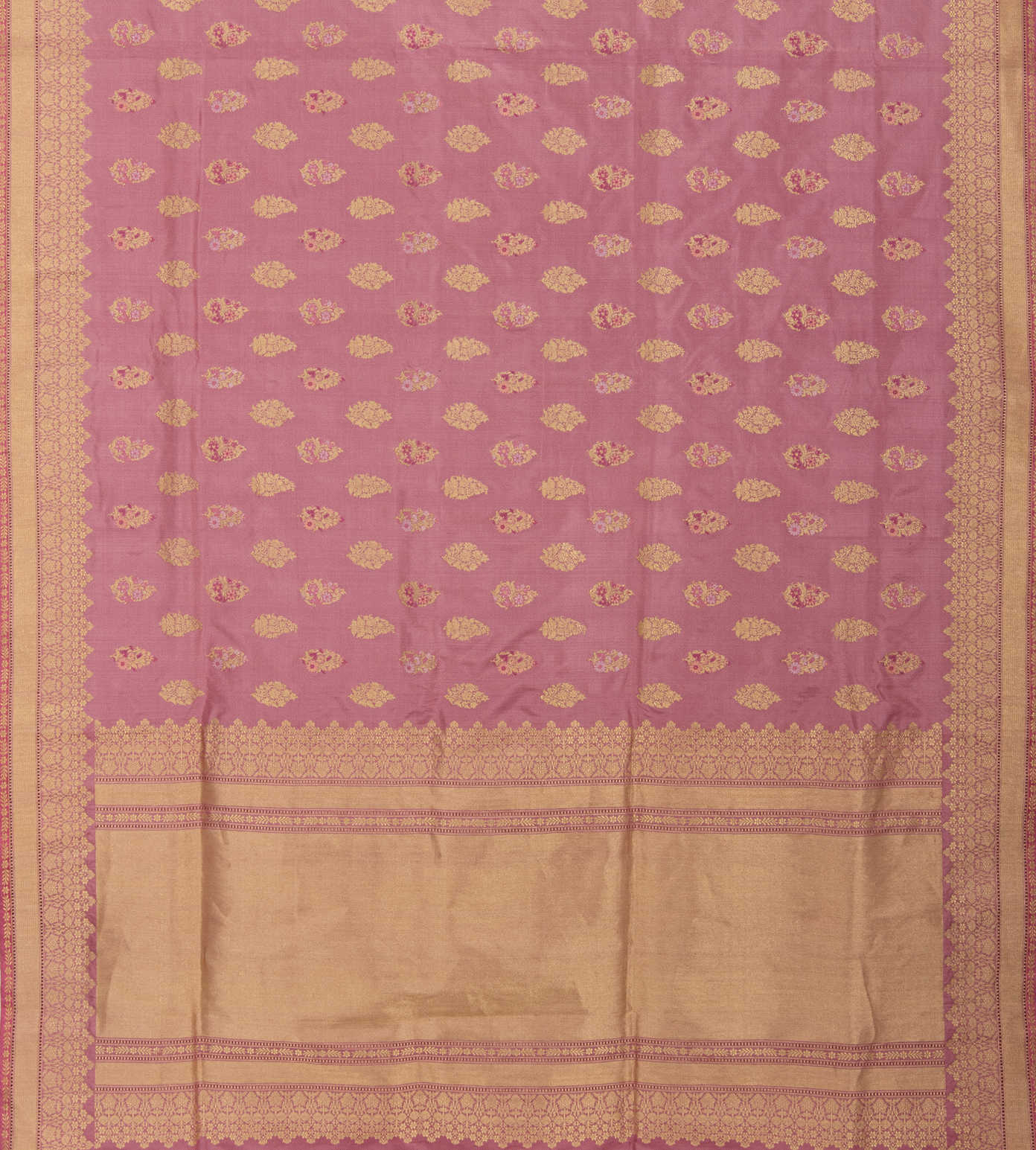 Pink Banarasi Silk Saree3