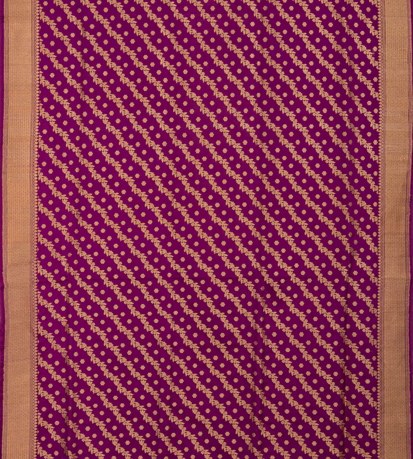 Purple Banarasi Silk Saree2