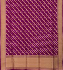 Purple Banarasi Silk Saree3
