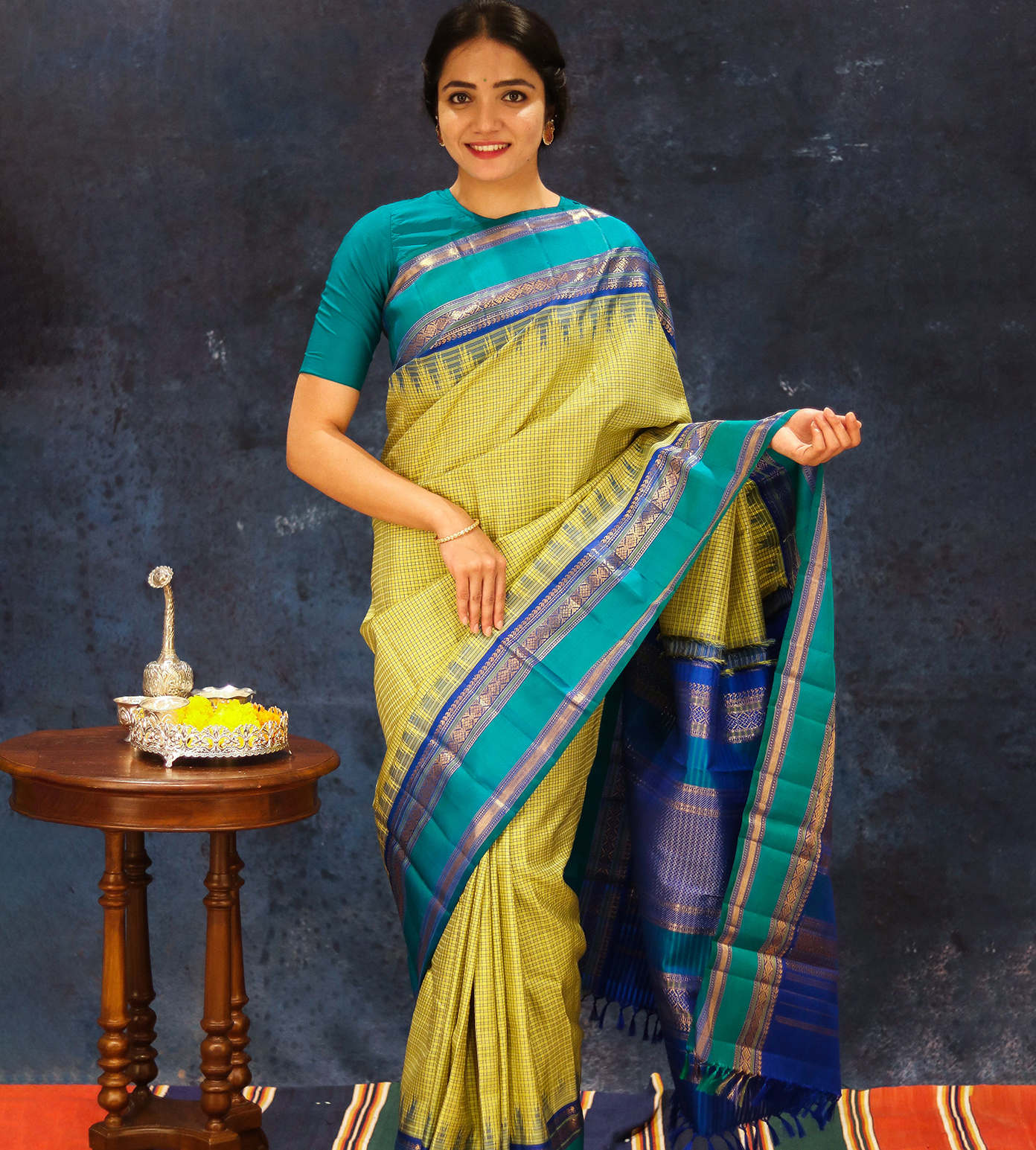 Green Kanchipuram Silk Saree