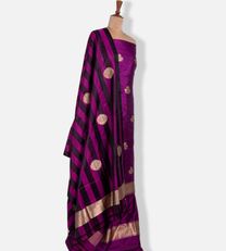 Deep Pink Banaras Silk Salwar2