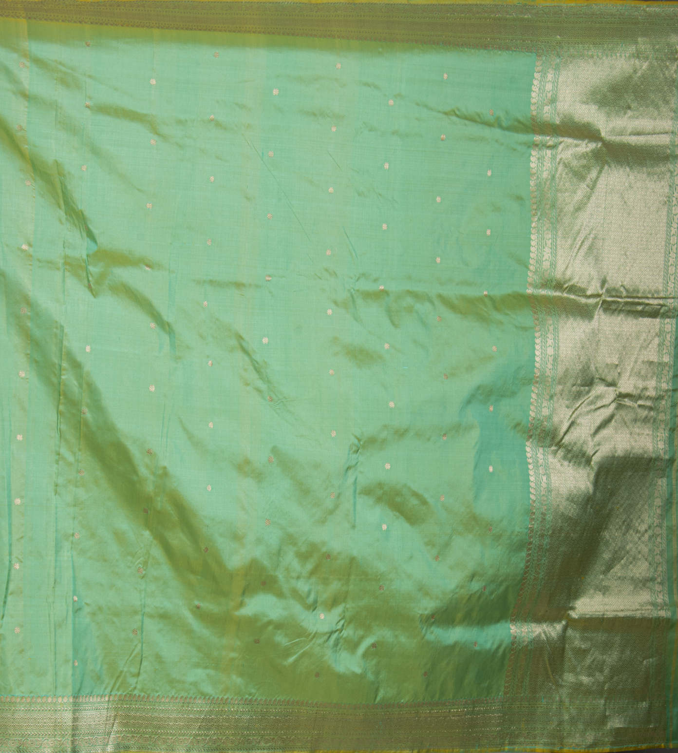 Mint Green Banaras Silk Salwar4
