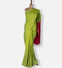 Light Green Soft Silk Saree1