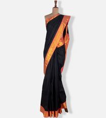 Black Kanchipuram Silk Saree1