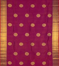 Dark Pink Kanchipuram Silk Saree2