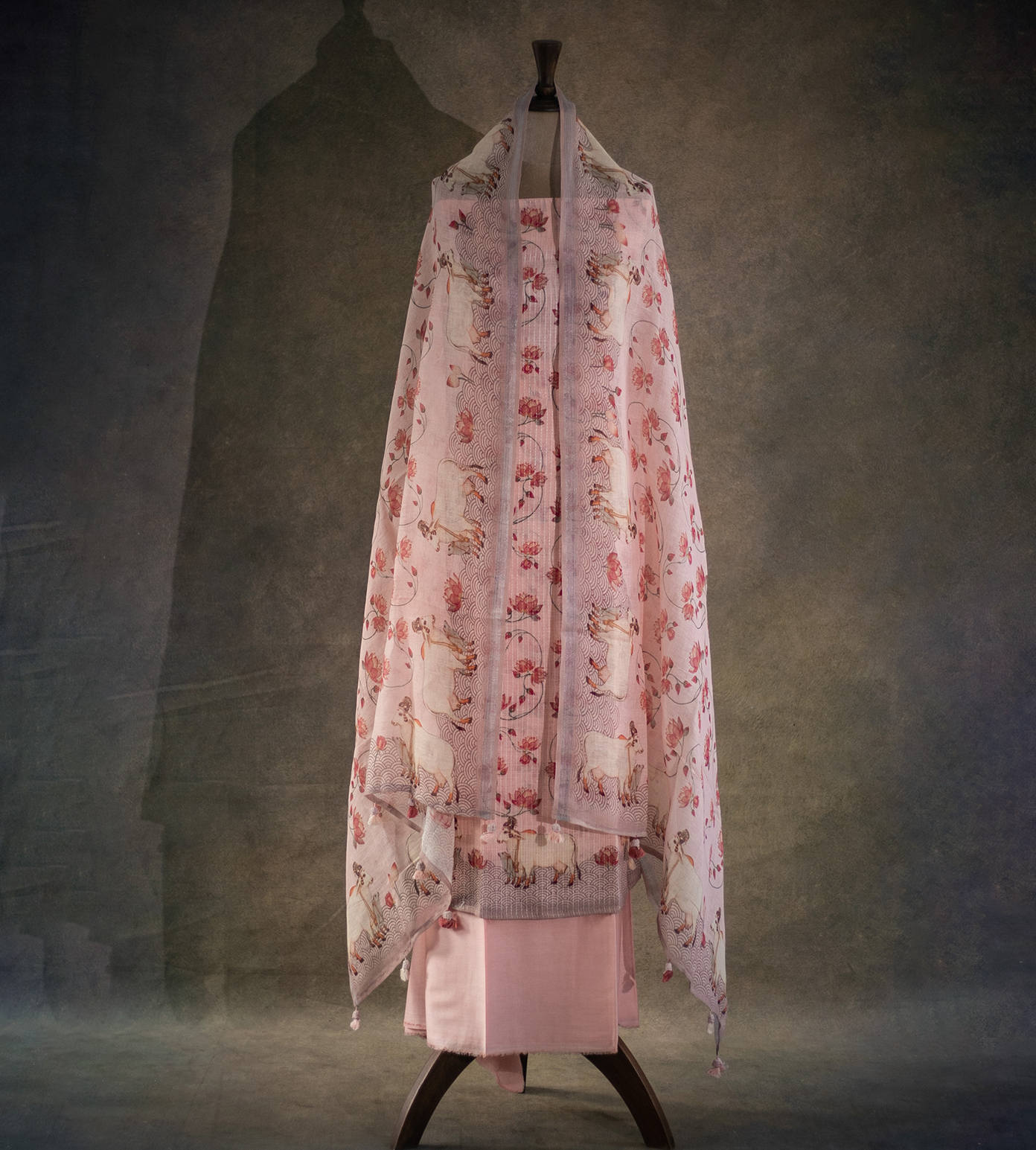 Pastel Pink Linen Salwar3