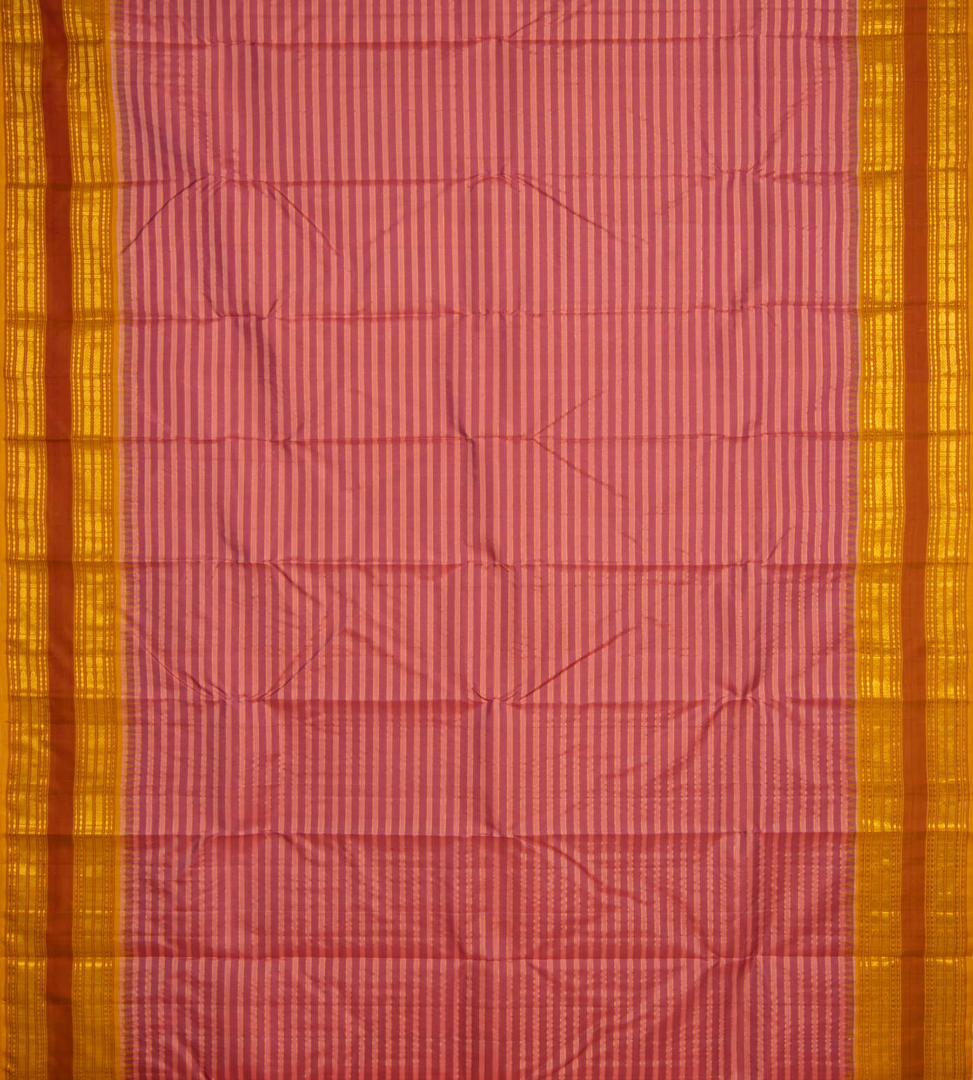 Pink and Purple Kanchipuram Silk Saree2