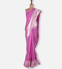 Pink and Purple Kanchipuram Silk Saree1