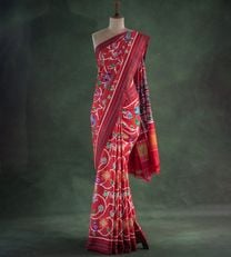 Red Patan Patola Silk Saree1