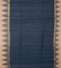 Blue Tussar Saree2