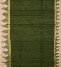 Forest Green Tussar Saree2