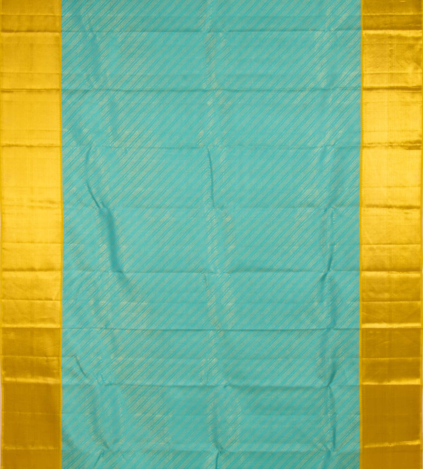 Turquoise Blue Kanchipuram Silk Saree