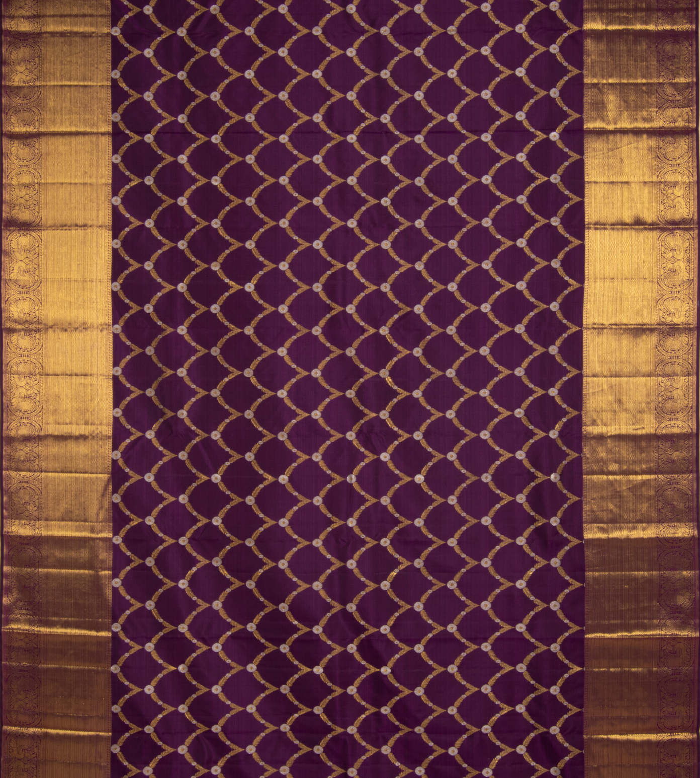 Purple Kanchipuram Silk Saree2