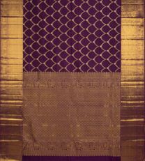 Purple Kanchipuram Silk Saree 3
