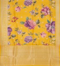 Yellow Kattan Silk Saree3