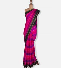 Pink and Purple Kanchipuram Silk Saree1
