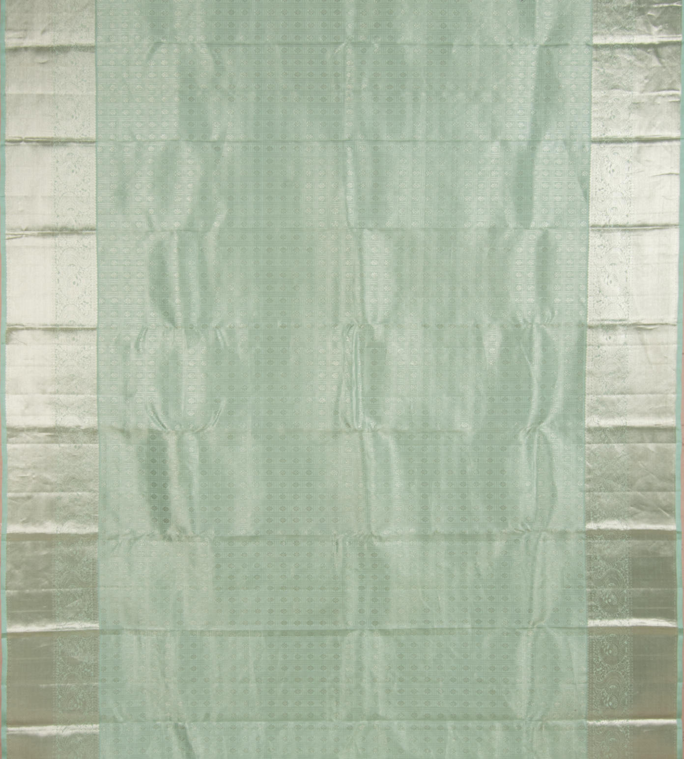 Pistachio Green Kanchipuram Silk Saree2