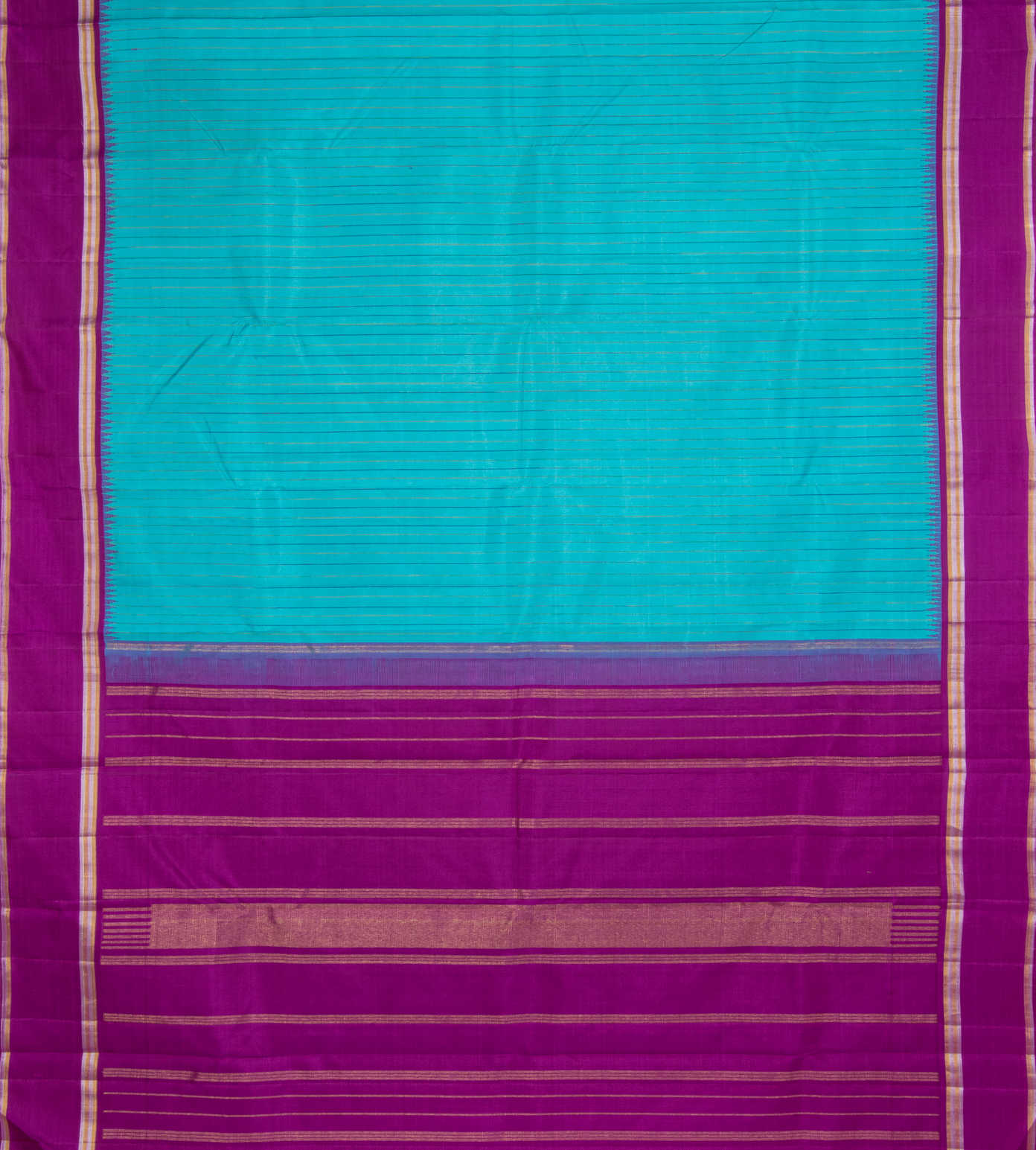 Light Blue Kanchipuram Silk Saree3