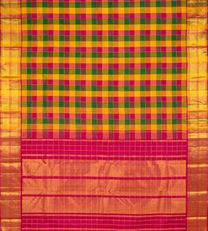 Multicolour Kanchipuram Silk Saree3