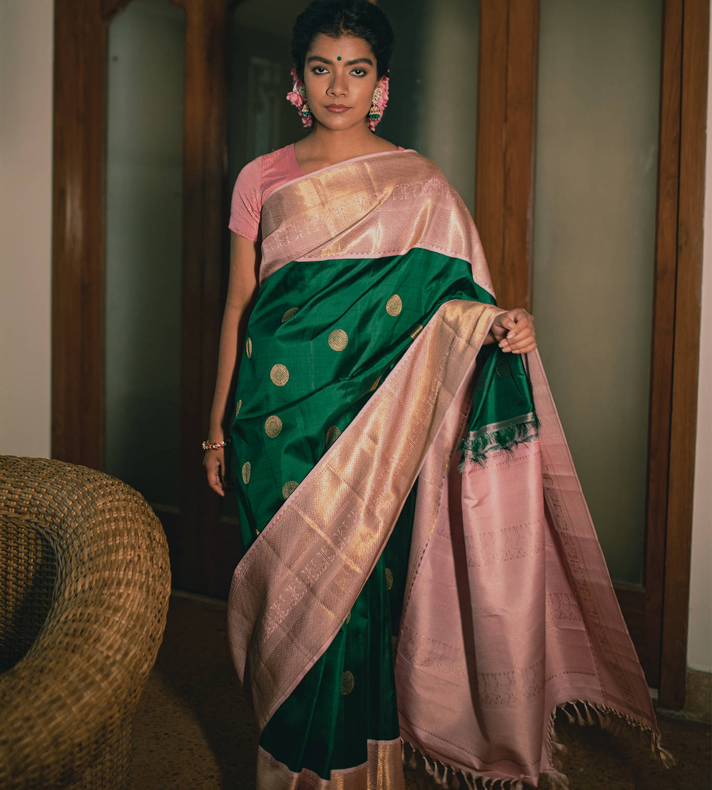 Best Korvai Kanjivaram Sarees Online | From Rasvriti