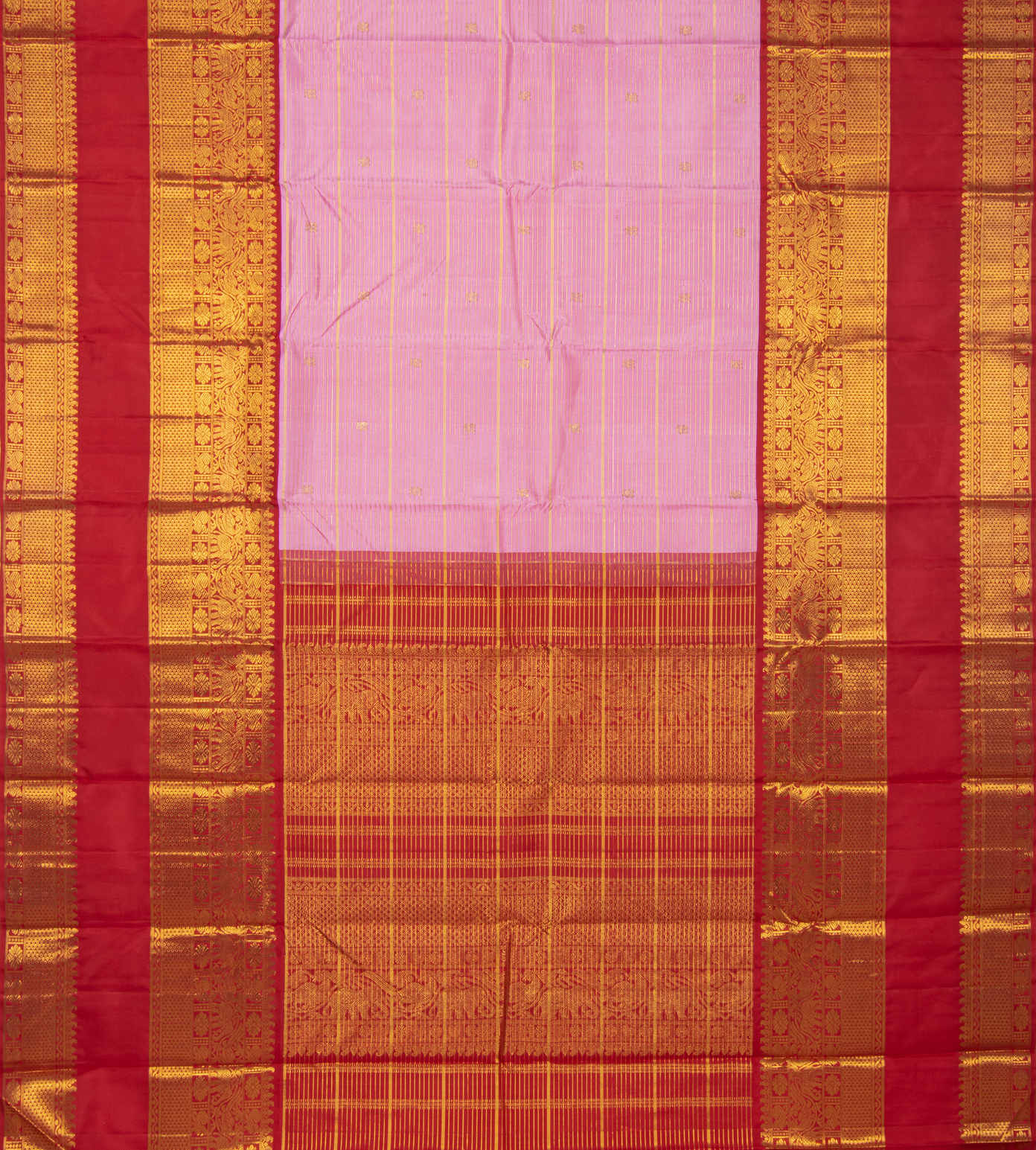 Light Pink Kanchipuram Silk Saree3