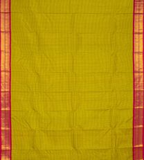Green and Yellow Kanchipuram Silk Saree2