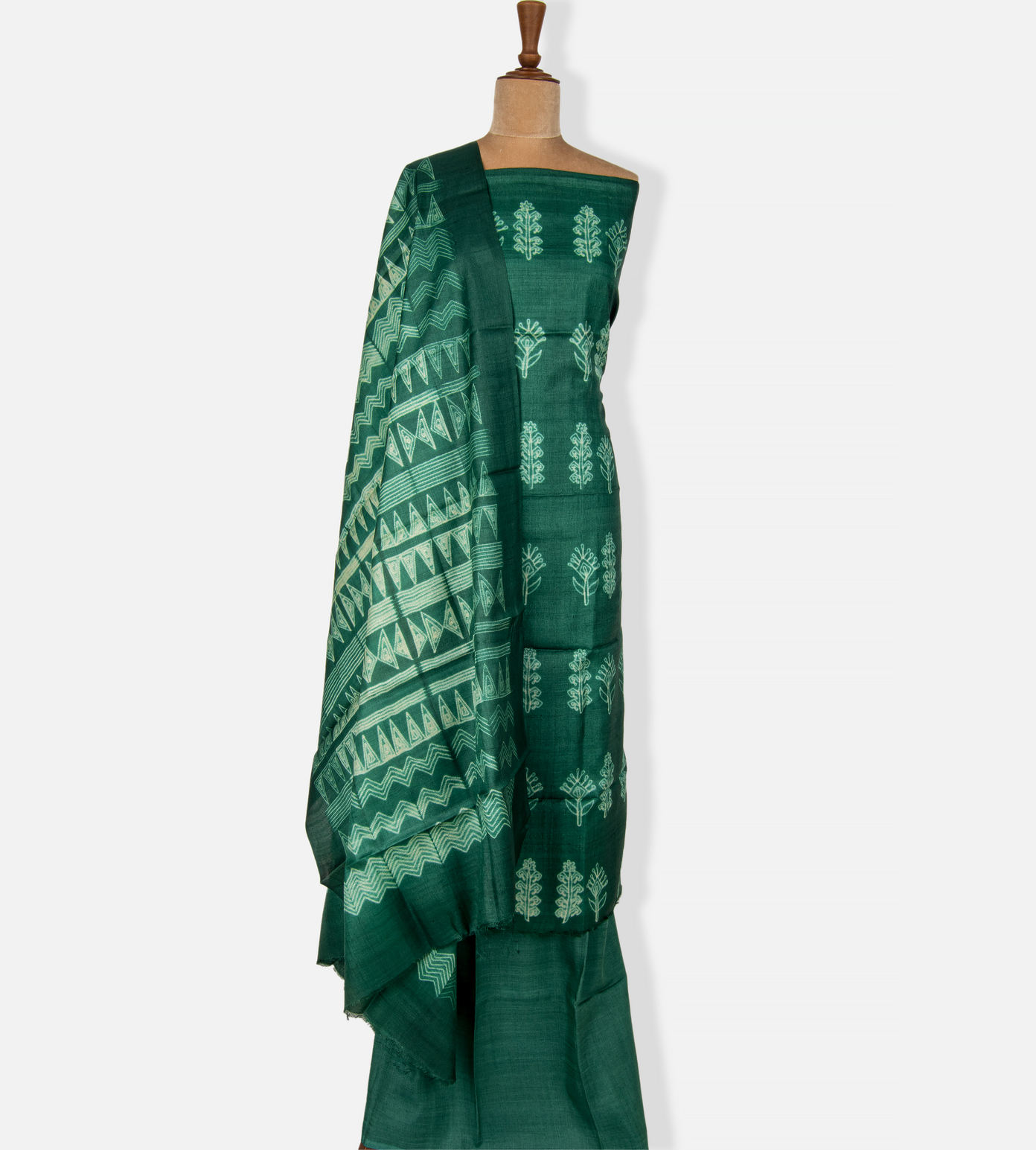 Green Tussar Salwar1