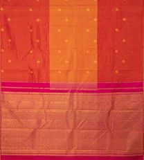 Orange Kanchipuram Silk saree3