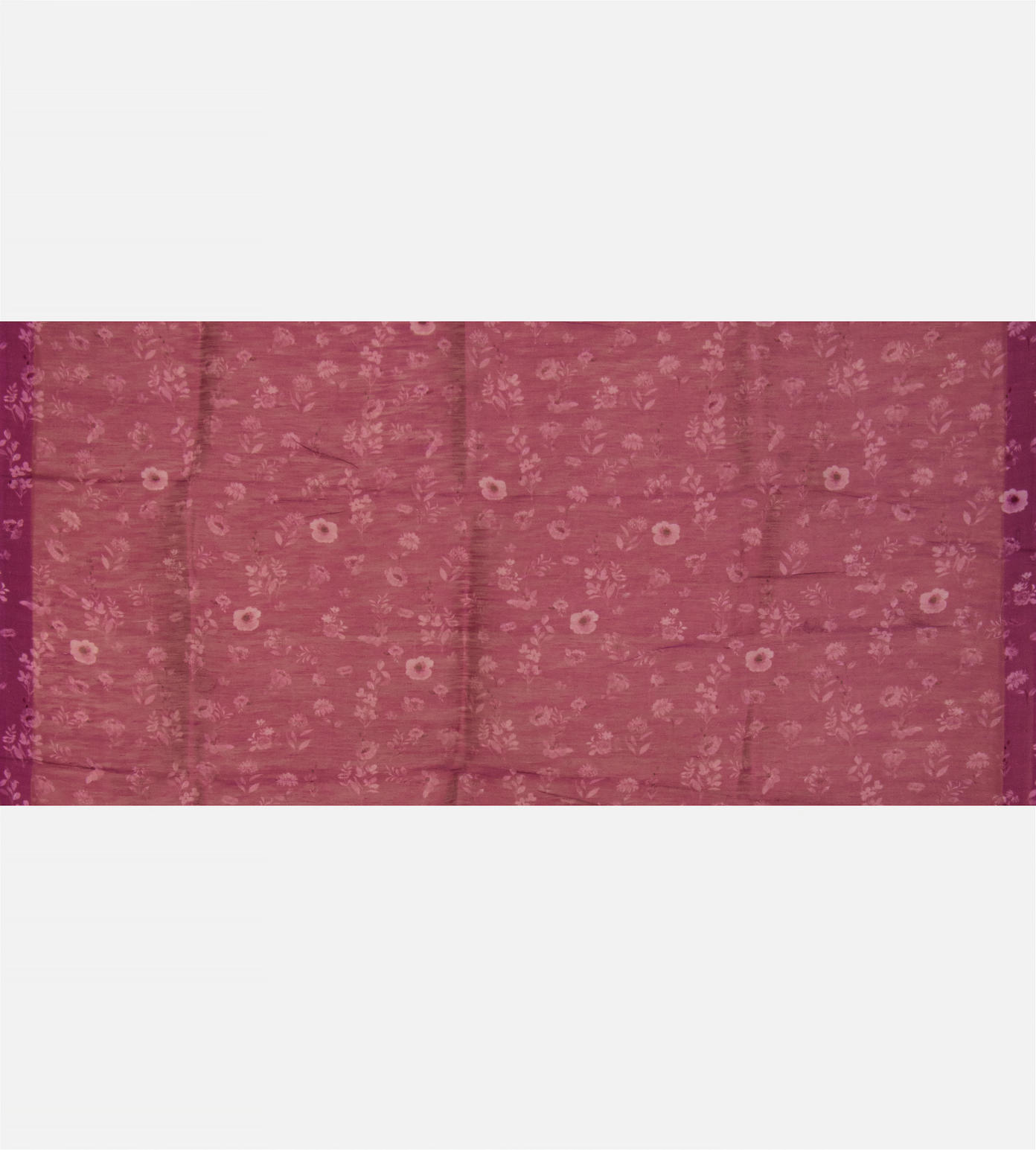 Deep Pink Linen Saree4