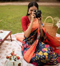 Deep Blue Paithani Silk Saree2