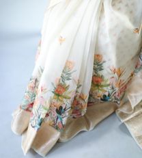 White Organza Saree4