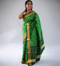 Green Patola Silk Saree1
