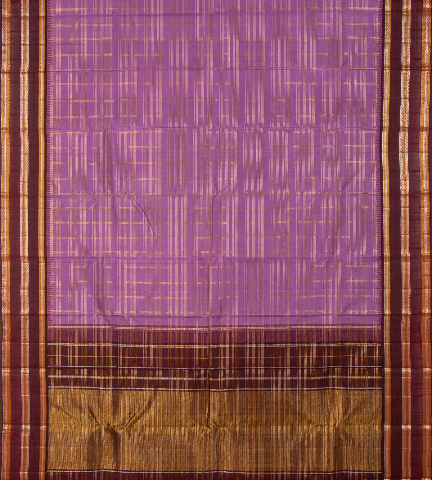 Orchid Purple Kanchipuram Silk Saree3