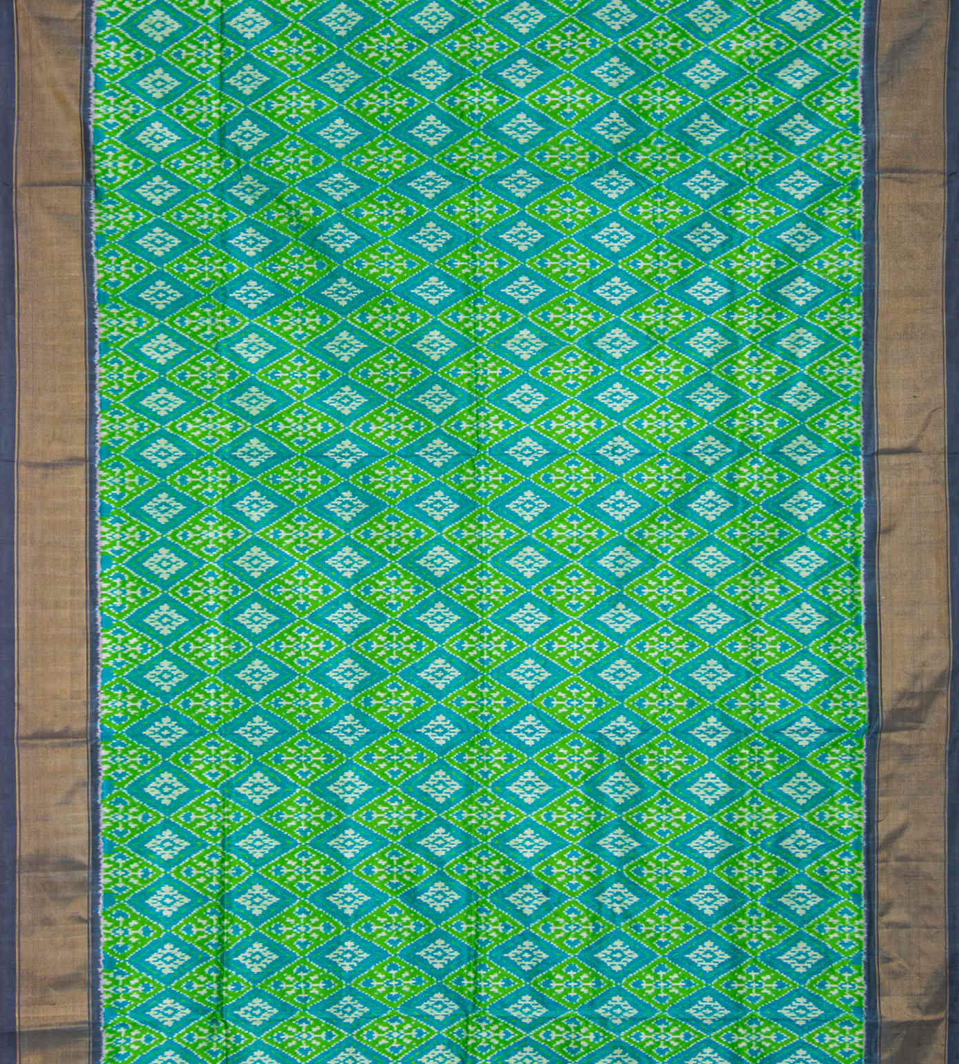 green-and-blue-ikkat-silk-saree-rv27253-b