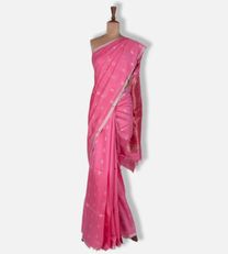 Pink Raw Silk Saree1