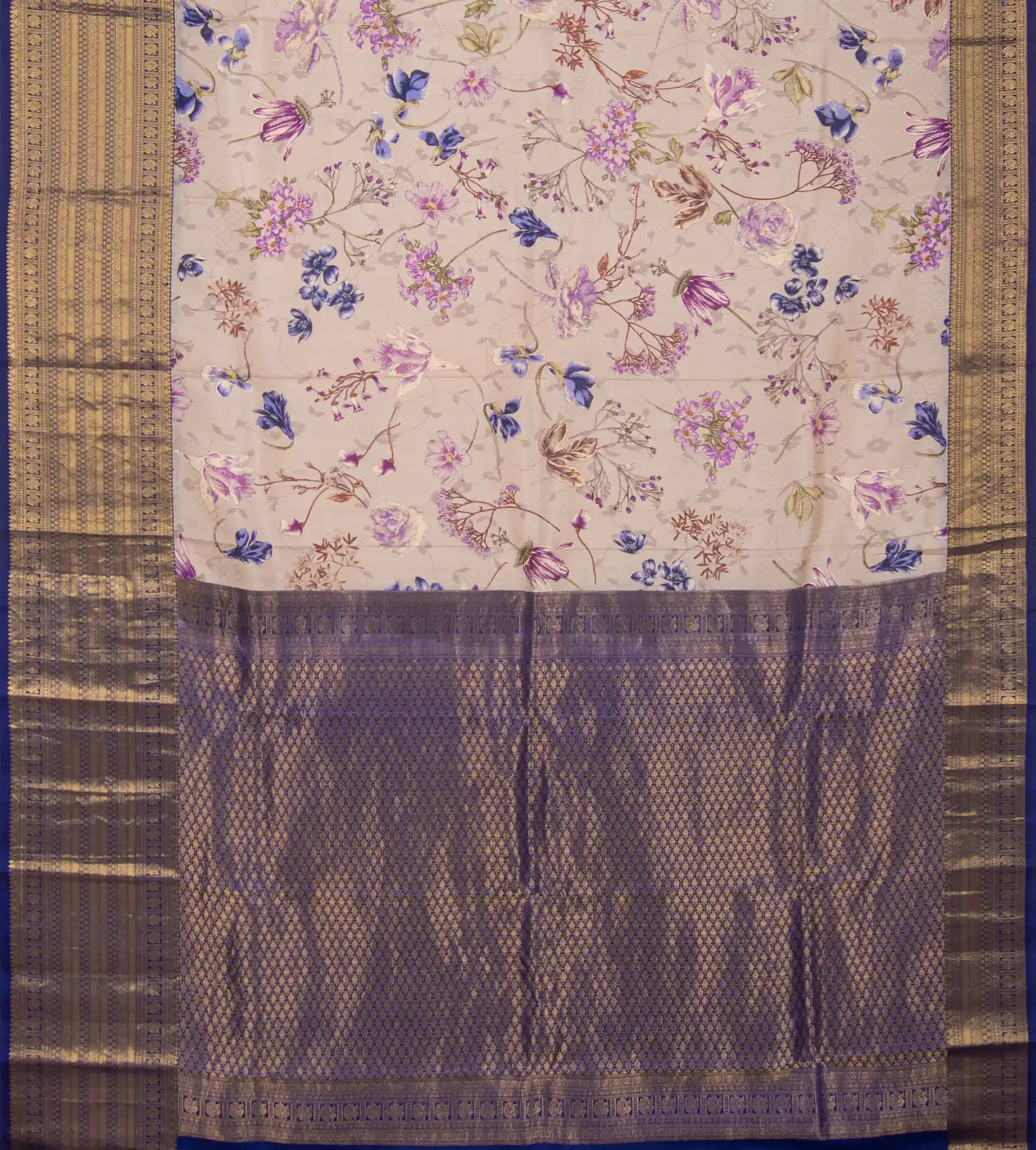 Creme Soft Silk Saree3