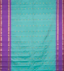 Blue Gadwal Silk Saree2