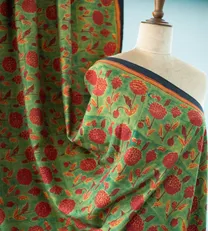 Multicolour Duppiyan Silk With Ajrakh Saree3