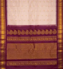 Rose Gold Gadwal Silk Saree3