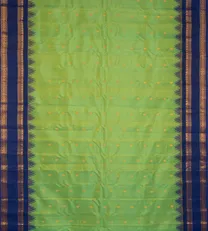 Green Gadwal Silk Saree2