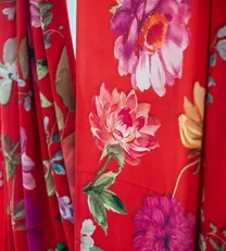 Red Satin Saree3