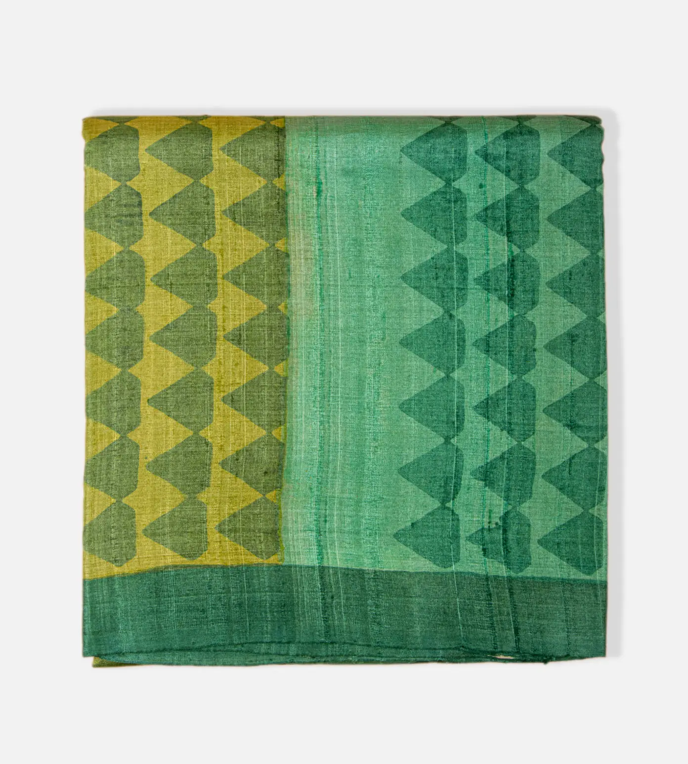 Light Green Tussar Printed Saree1