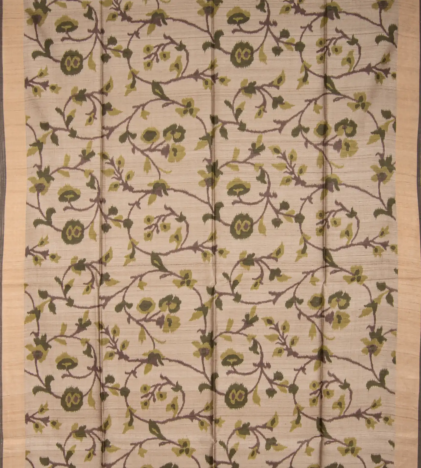 Off White Tussar Saree2