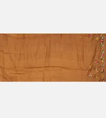 Mustard Yellow Shibori Tussar Saree4