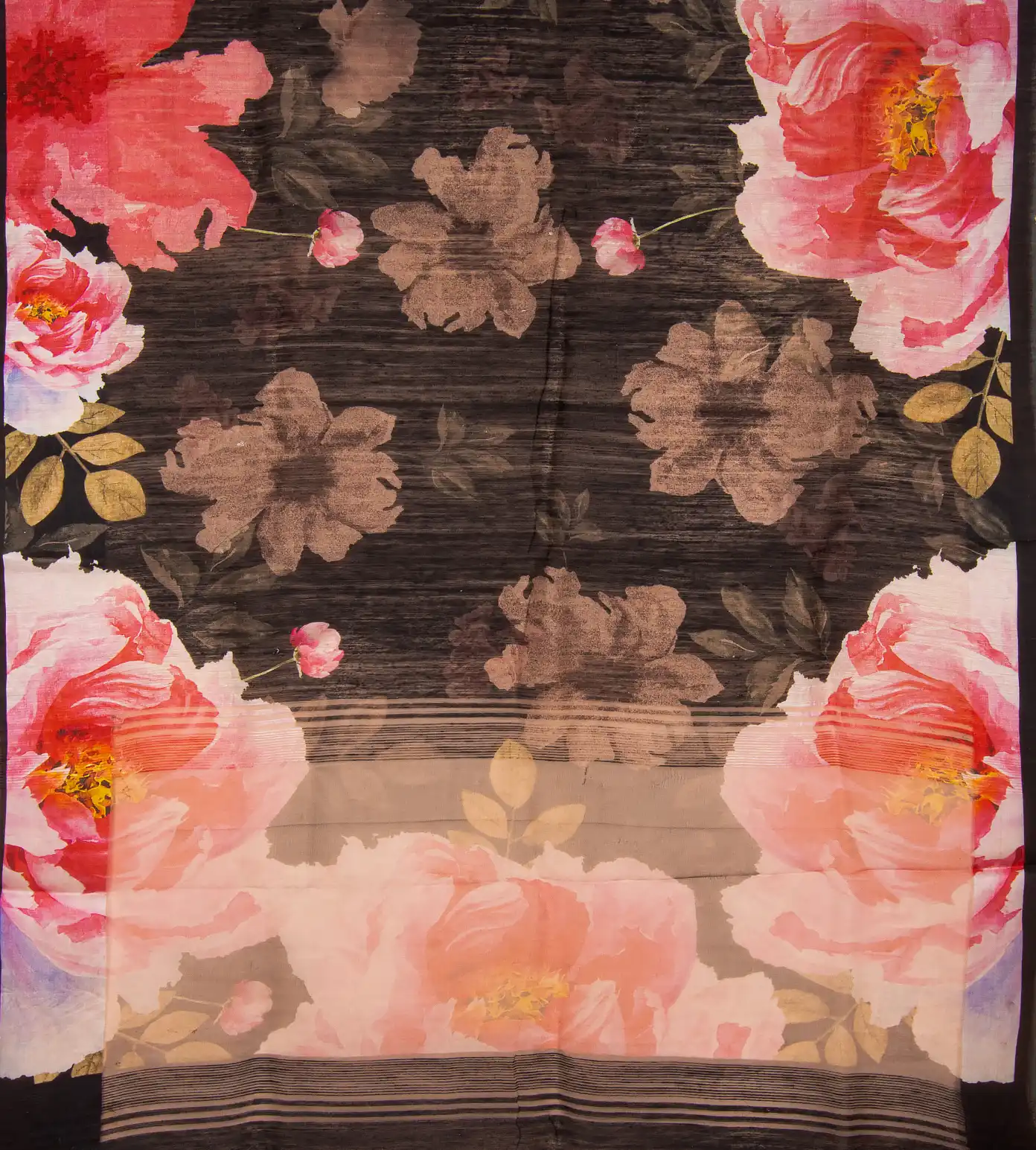 Black Matka Tussar Saree3