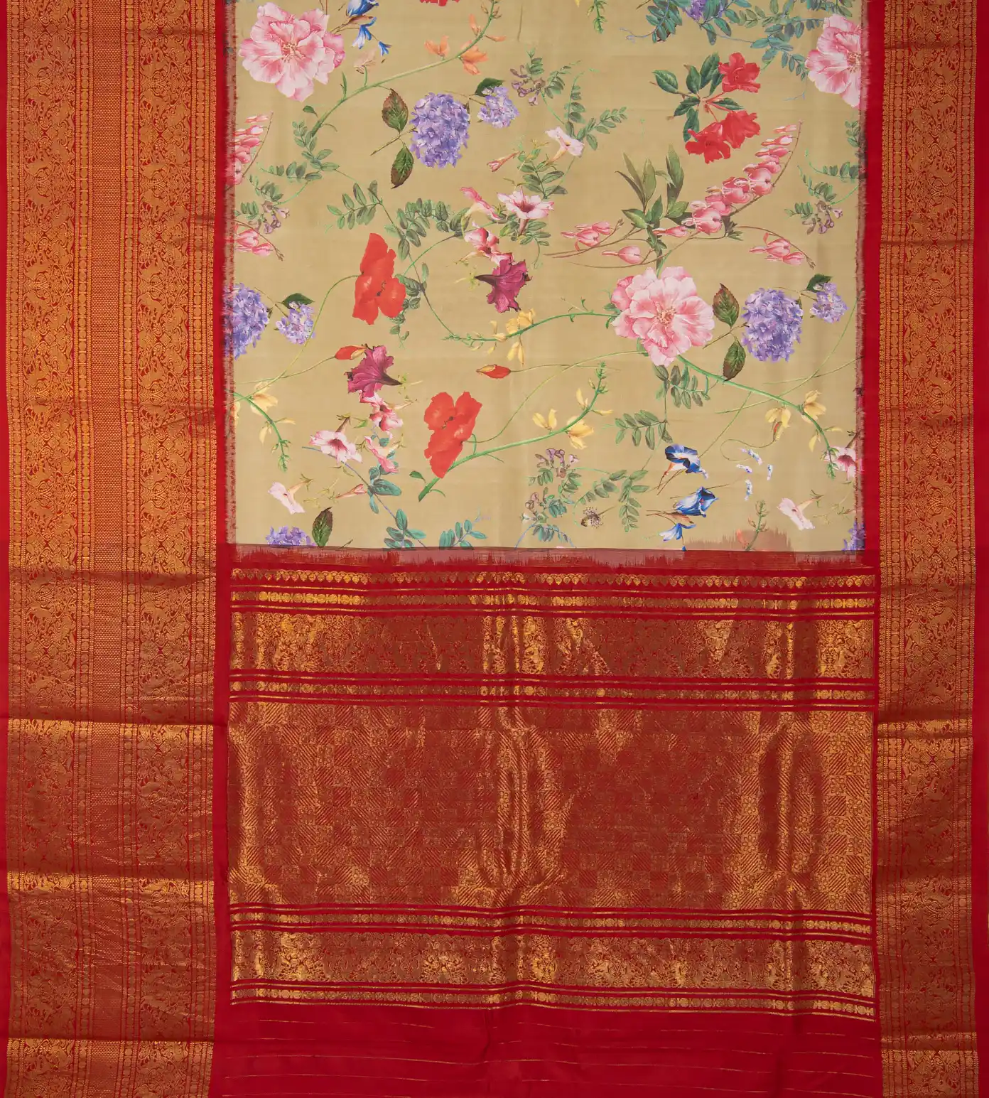 Pastel Green Kanchipuram Silk Saree3